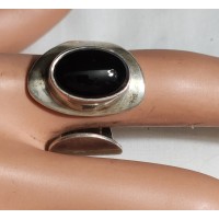 STERLING W, BLUE ONYX STONE SIZE 11. MEXICAN ARTISAN MADE STERLING W, BLUE ONYX STONE SIZE 11. MEXICAN ARTISAN MADE