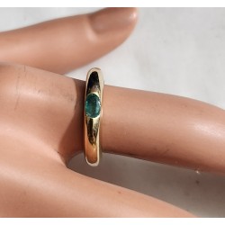 14kt YG EMERALD BAND / RING SIZE 7, WT. 3.4 GRAMS pre owned great 14kt YG EMERALD BAND / RING SIZE 7, WT. 3.4 GRAMS pre owned great